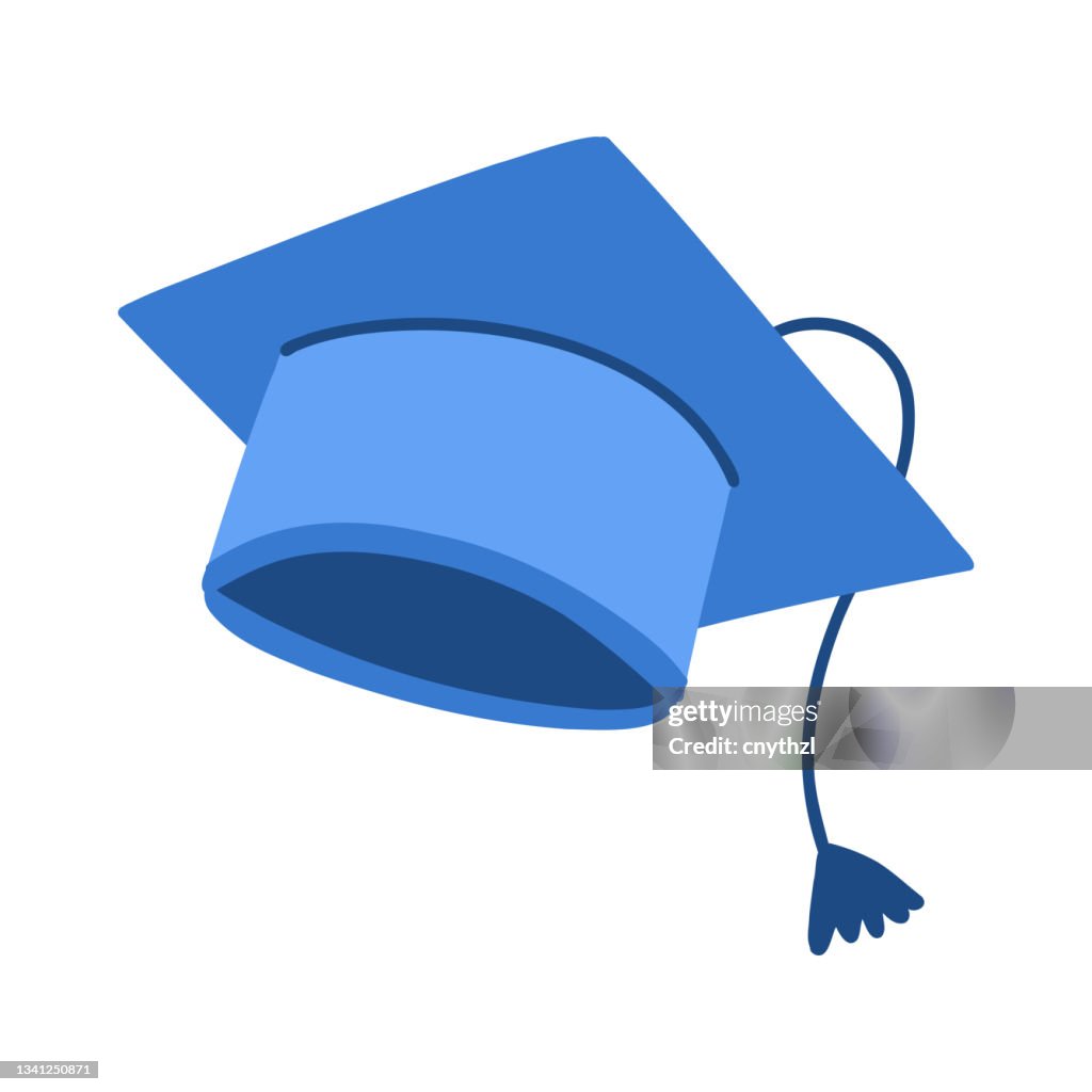Icono De Estilo De Dibujos Animados De Graduación Ilustración Vectorial De  Símbolos Coloridos Ilustración de stock - Getty Images