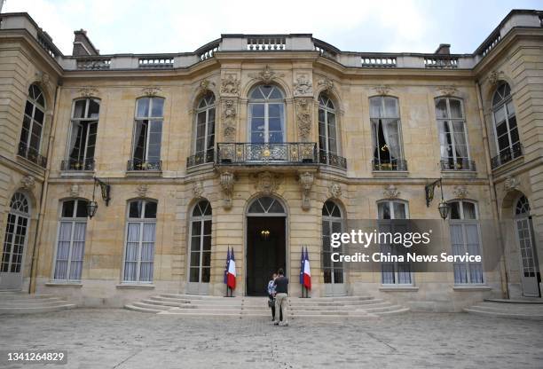 The Hotel de Matignon opens to the public during the 38th European Heritage Days on September 18, 2021 in Paris, France.