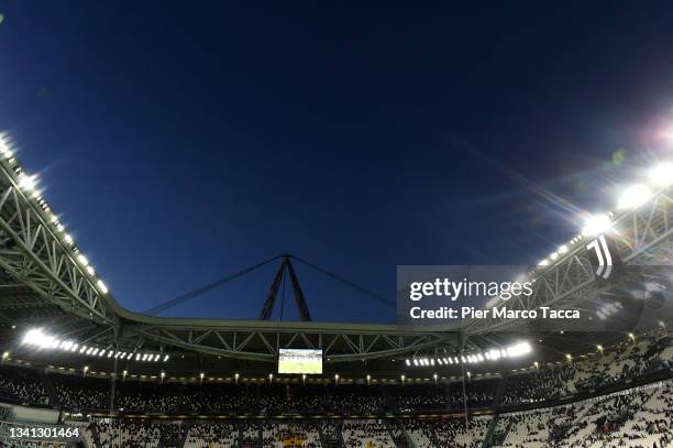 General view inside the stadium prior to the Serie A match between Juventus and AC Milan at the Allianz Stadium in Turin, Italy on September 19, 2021...