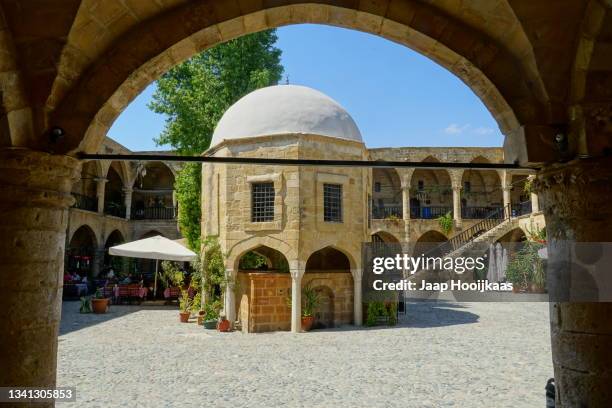 nicosia - büyük han - republic of cyprus stock pictures, royalty-free photos & images