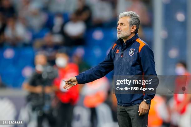 Aykut Kocaman of Istanbul Basaksehir during the Super Lig match between Istanbul Basaksehir and Fenerbahce SK at Fatih Terim Stadium on September 19,...