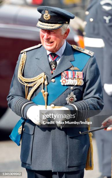 Prince Charles, Prince of Wales attends the Battle of Britain 81st Anniversary Service of Thanksgiving and Rededication at Westminster Abbey on...