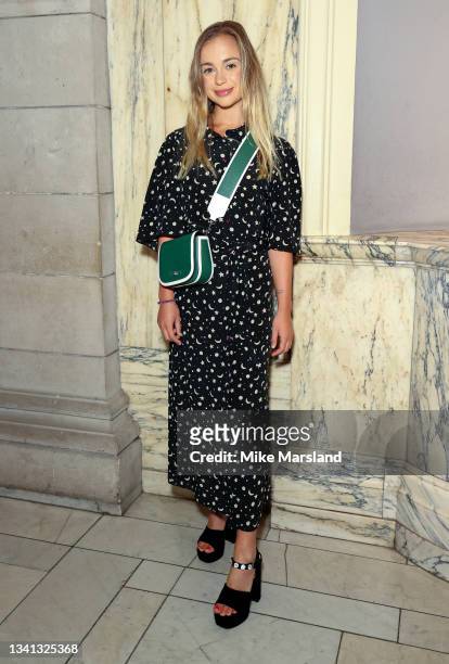 Lady Amelia Windsor attends the Richard Malone show during London Fashion Week September 2021 on September 19, 2021 in London, England.