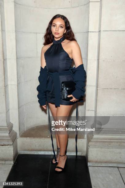Jade Thirlwall attends the Richard Malone show during London Fashion Week September 2021 on September 19, 2021 in London, England.