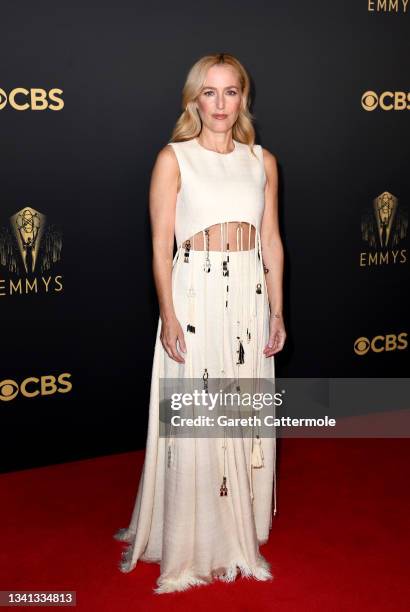 Gillian Anderson attends the "The Crown" 73rd Primetime Emmys Celebration at Soho House on September 19, 2021 in London, England.