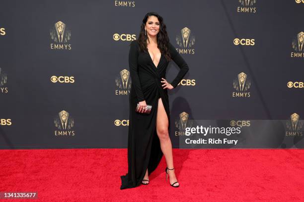 Cecily Strong attends the 73rd Primetime Emmy Awards at L.A. LIVE on September 19, 2021 in Los Angeles, California.