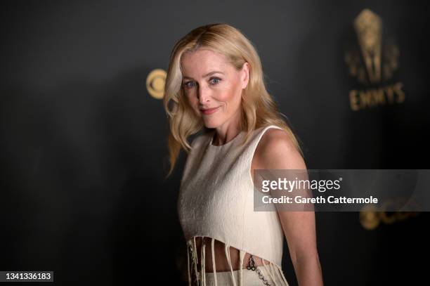 Gillian Anderson attends the "The Crown" 73rd Primetime Emmys Celebration at Soho House on September 19, 2021 in London, England.