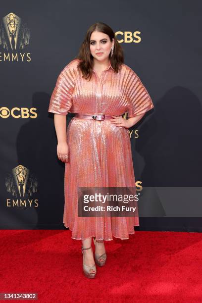 Beanie Feldstein attends the 73rd Primetime Emmy Awards at L.A. LIVE on September 19, 2021 in Los Angeles, California.