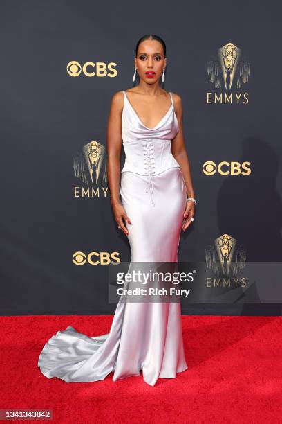 Kerry Washington attends the 73rd Primetime Emmy Awards at L.A. LIVE on September 19, 2021 in Los Angeles, California.