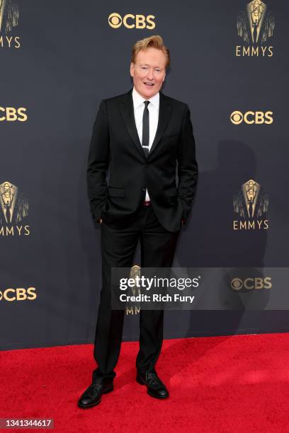 Conan O'Brien attends the 73rd Primetime Emmy Awards at L.A. LIVE on September 19, 2021 in Los Angeles, California.