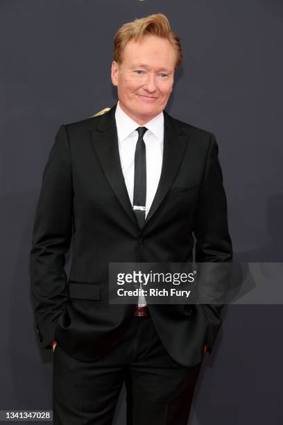 Conan O'Brien attends the 73rd Primetime Emmy Awards at L.A. LIVE on September 19, 2021 in Los Angeles, California.