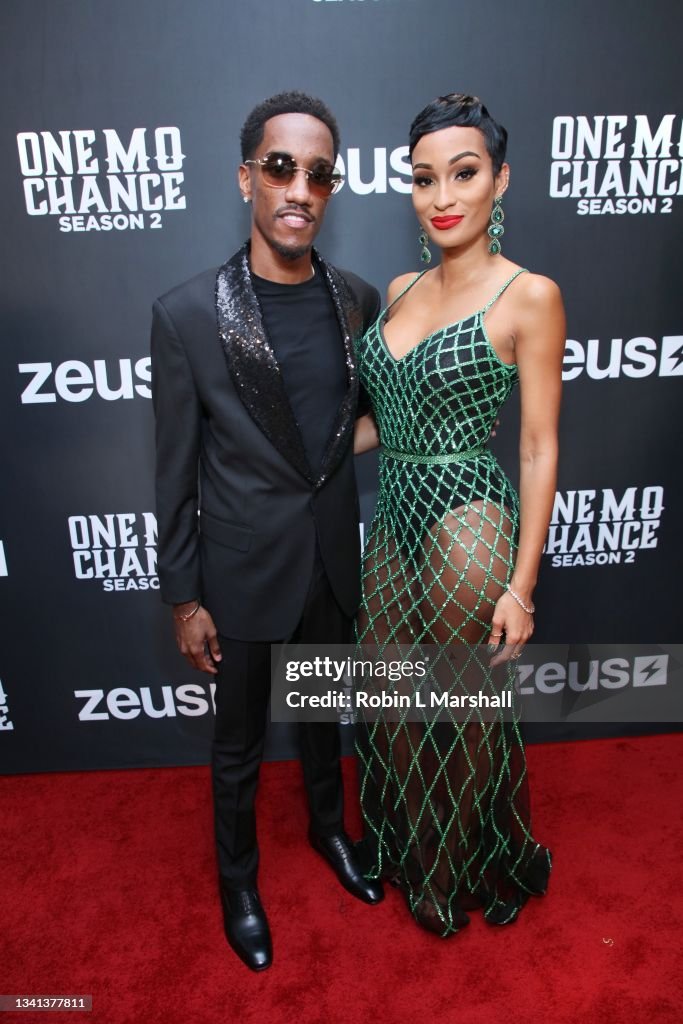 Lemuel Plummer, CEO of Zeus Network, and wife Janeisha John attend