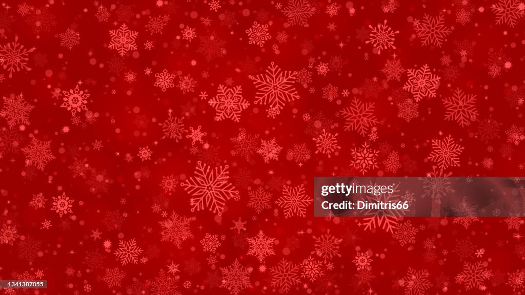 Christmas snowflake background