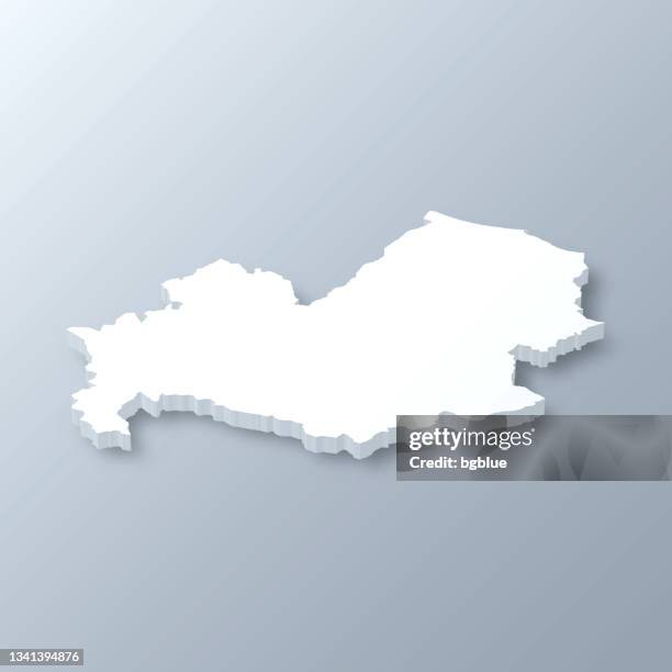 ilustraciones, imágenes clip art, dibujos animados e iconos de stock de mapa 3d de molise sobre fondo gris - molise