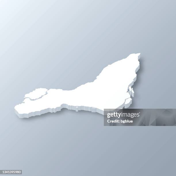 ilustraciones, imágenes clip art, dibujos animados e iconos de stock de mapa 3d de la isla de montreal sobre fondo gris - isla de montreal