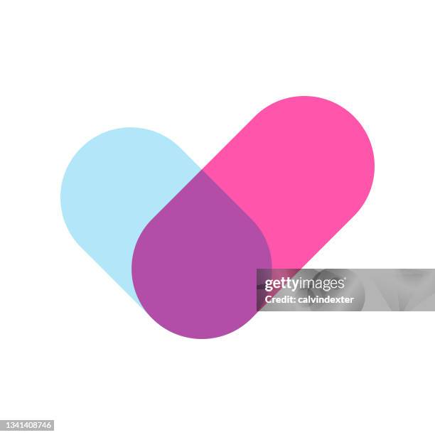 heart shape icon design - empathy stock illustrations