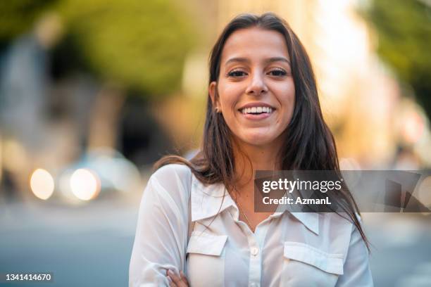 beautiful hispanic young adult in shirt - nosotroscollection bildbanksfoton och bilder