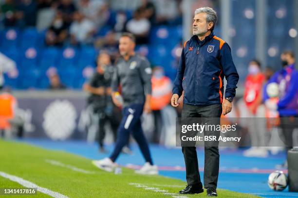 Aykut Kocaman of Istanbul Basaksehir during the Super Lig match between Istanbul Basaksehir and Fenerbahce SK at Fatih Terim Stadium on September 19,...