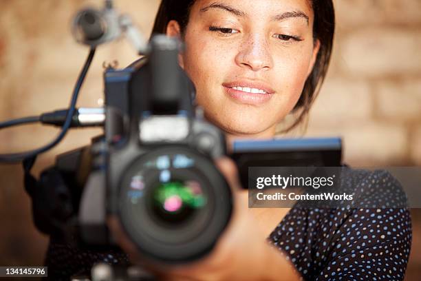 media: tv camera operator - cameraman stock pictures, royalty-free photos & images