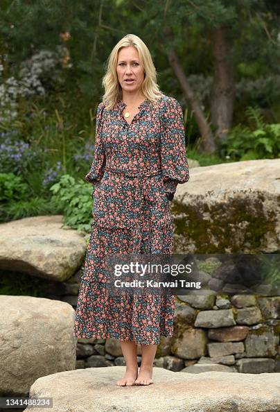 Sophie Raworth attends the RHS Chelsea Flower Show on September 20