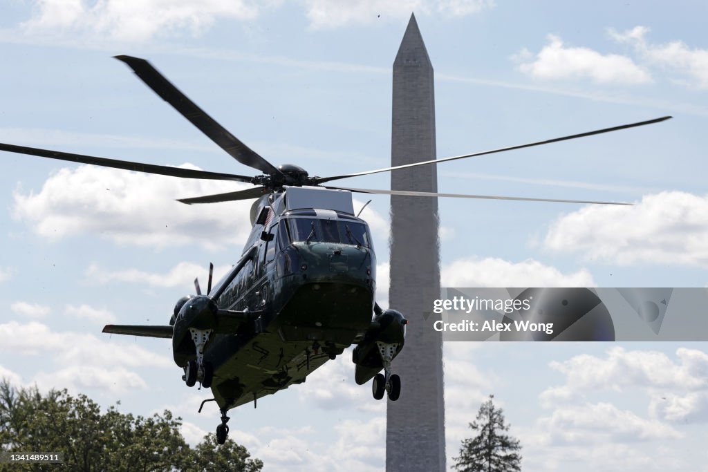President Biden Arrives To The White House From Delaware