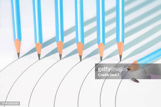 pencil strokes - learn to lead stock pictures, royalty-free photos & images