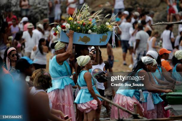 party in homage to yemanja - iemanja 個照片及圖片檔