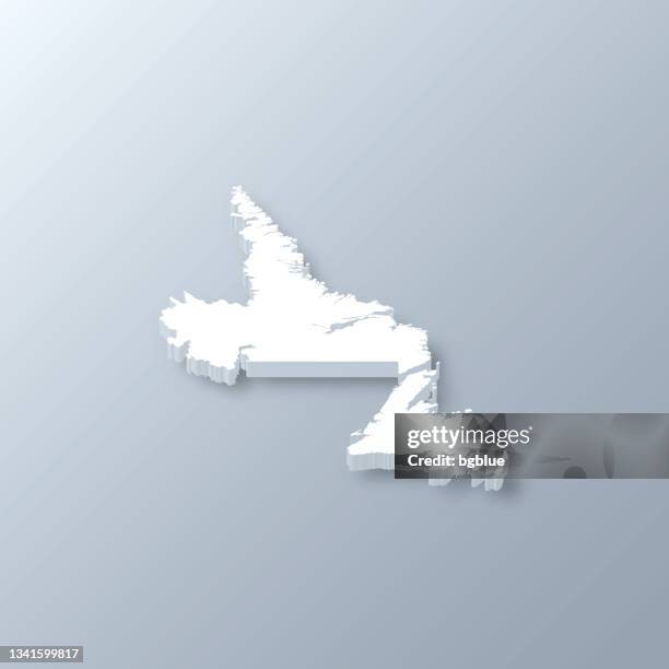 Newfoundland Abstract Map 365 Newfoundland Map Stock Photos, High-Res Pictures, and Images ...