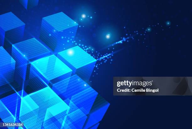 Blockchaintechnologie, Stock-Foto