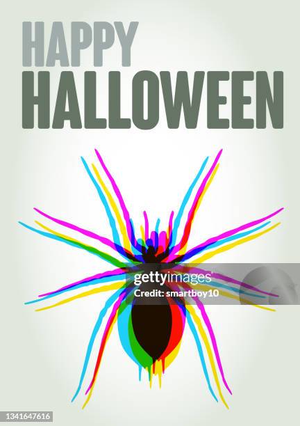 halloween spiders - tarantula stock illustrations