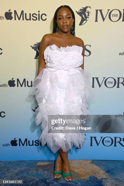 Rachel Chinouriri attends the Ivor Novello Awards 2021 at Grosvenor House on September 21, 2021 in London, England.