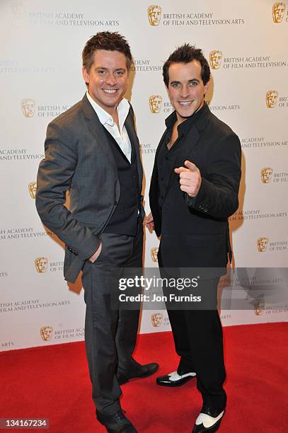 Dominic Wood And Richard McCourt attends the British Academy Children's Awards at London Hilton on November 27, 2011 in London, England.