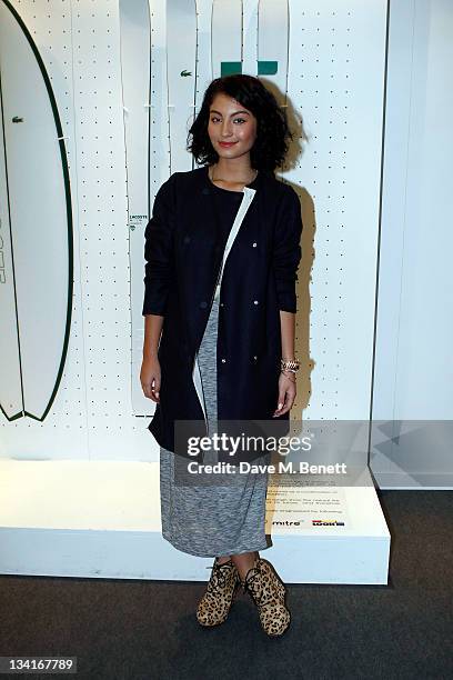 Yasmin visits the Lacoste Lounge during the ATP World Finals sponsored by Lacoste at O2 Arena on November 27, 2011 in London, England.