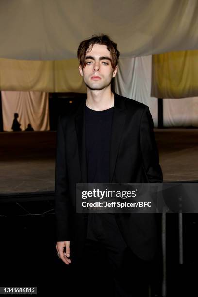 Lennon Gallagher attends the COS show at The Roundhouse during London Fashion Week September 2021 on September 21, 2021 in London, England.