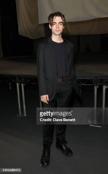 Lennon Gallagher attends the COS AW21 show during London Fashion Week September 2021 at The Roundhouse on September 21, 2021 in London, England.