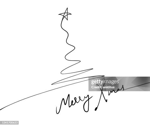 xmas pen - creativity doodle stock illustrations