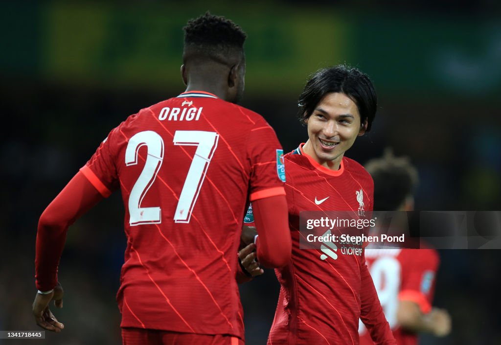 Norwich City v Liverpool - Carabao Cup Third Round