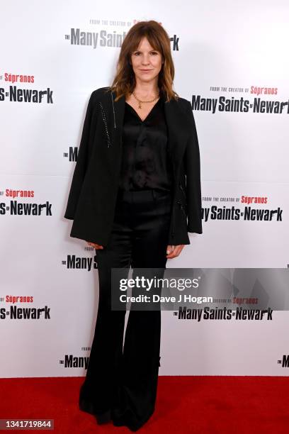 Kate Sumner attends The Many Saints of Newark at Vue Leicester Square on September 21, 2021 in London, England.