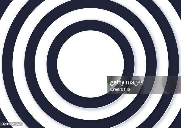 circles target zoom retro target background - bull's eye stock illustrations