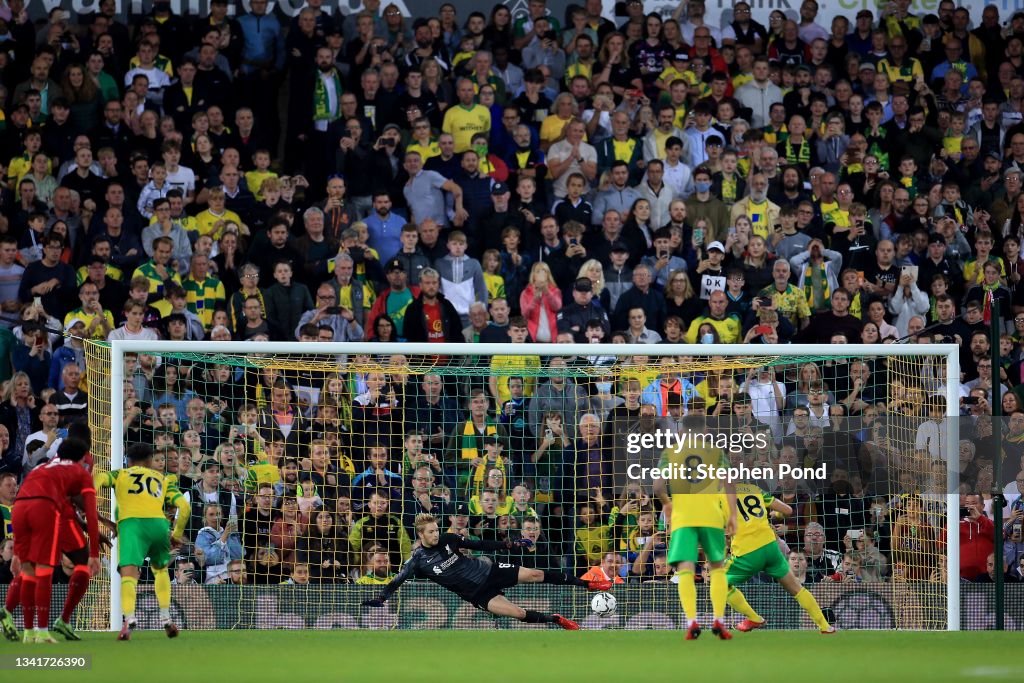 Norwich City v Liverpool - Carabao Cup Third Round