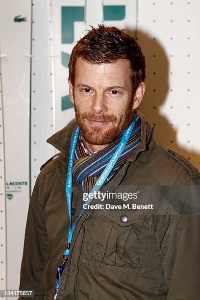 Tom Aikens visits the Lacoste Lounge during the ATP World Finals sponsored by Lacoste at O2 Arena on November 27, 2011 in London, England.
