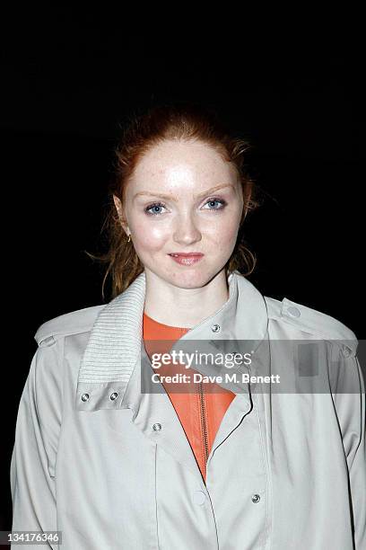 Lily Cole visits the Lacoste Lounge during the ATP World Finals sponsored by Lacoste at O2 Arena on November 27, 2011 in London, England.
