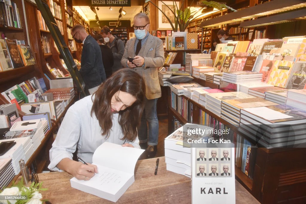 "Karl" By Marie Ottavi Book Signing At Librairie Galignagni