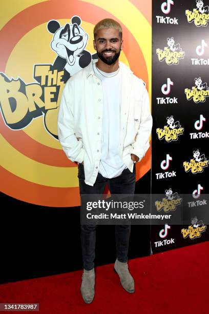 Nate Wyatt attends The Breakfast Club Grand Opening at The Breakfast Club on September 21, 2021 in Hollywood, California.