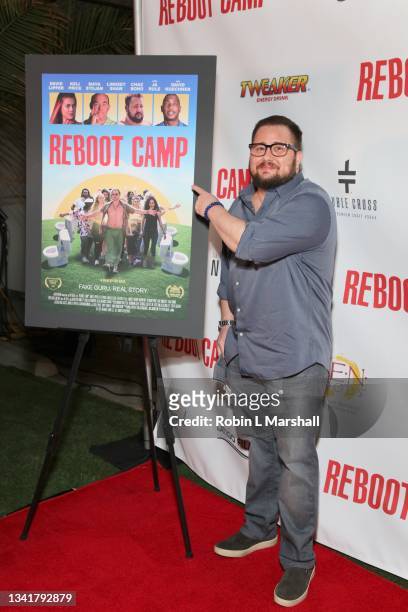 Writer Chaz Bono attends Mogul Productions Screening For "Reboot Camp" at Cinelounge Outdoors on September 21, 2021 in Los Angeles, California.
