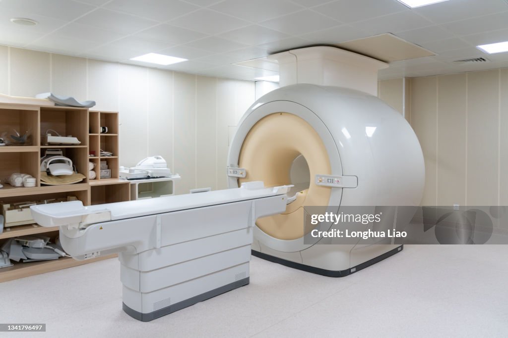 A CT machine in a hospital