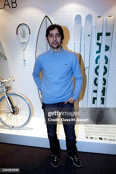 Ralf Little visits the Lacoste Lounge during the ATP World Finals sponsored by Lacoste at O2 Arena on November 27, 2011 in London, England.