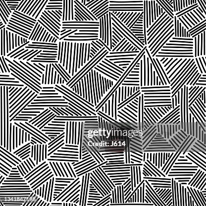 Freehand line pattern Freehand line pattern