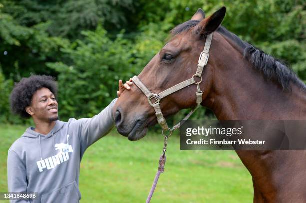 Participants take part in Key4Life’s rehabilitation programme which includes work with horses at the residential retreat centre, on September 22,...