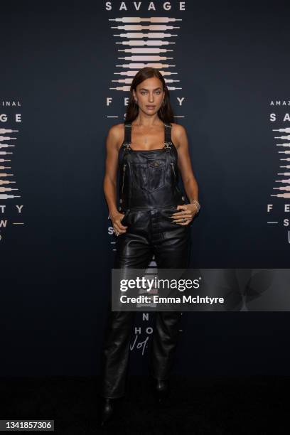 In this image released on September 22, Irina Shayk attends Rihanna's Savage X Fenty Show Vol. 3 presented by Amazon Prime Video at The Westin...